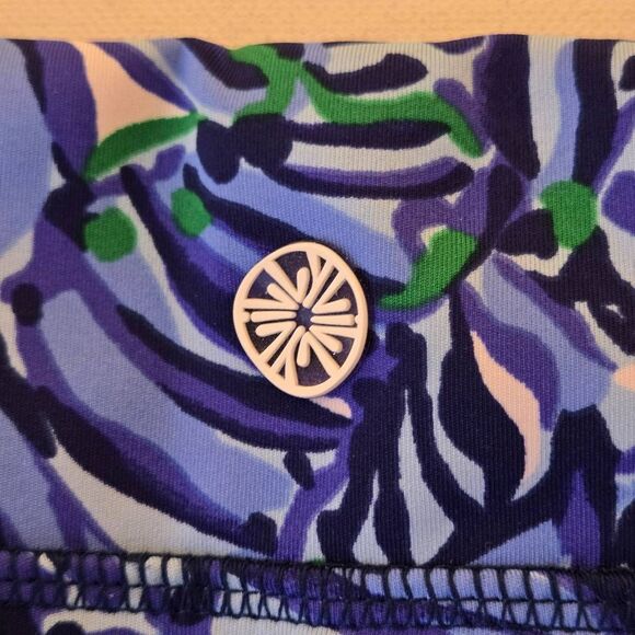 Lilly Pulitzer Women's High Rise Luxletic Perilla Athletic Skort Abaco Blue XL - Picture 11 of 12